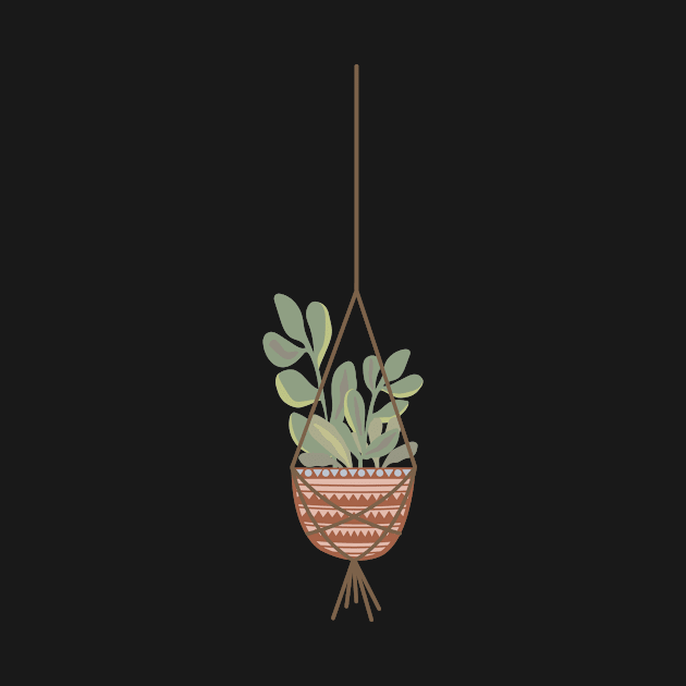 Hanging Succulent Plant by banan117