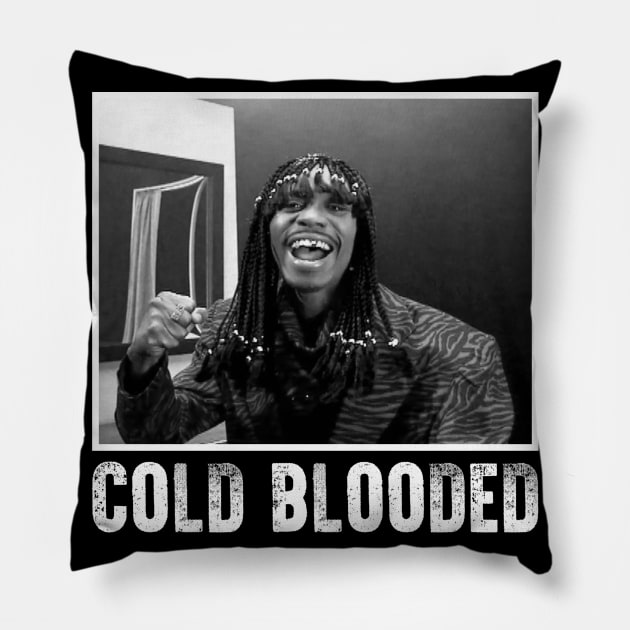 Retro Classic Cold Blooded Pillow by MontaStores