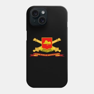 33rd Field Artillery w Br - Ribbon Phone Case