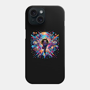 Vibrant Journey: Colorful Digital Nomad Phone Case