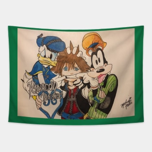 Kingdom Hearts Friends Tapestry