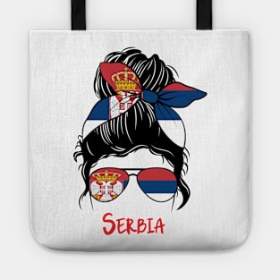 Serbia girl, Serbia Flag, Serbia gift heritage,   Serbian girlfriend, Tote