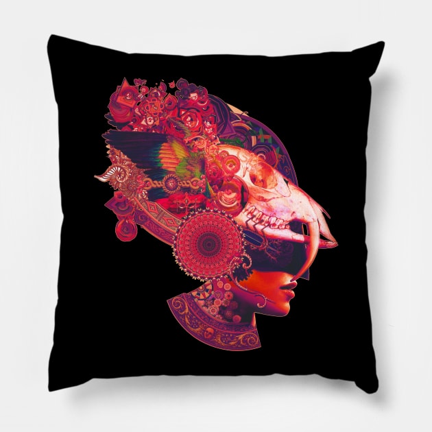 Warrior Pillow by Laprisamata