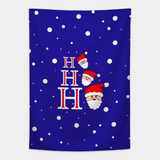 CUTE Santa HO HO HO Tapestry