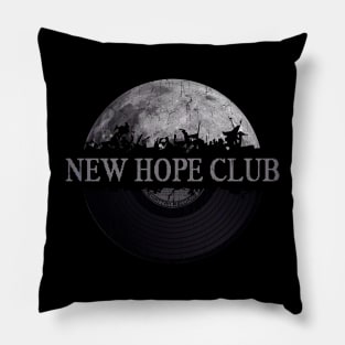 New Hope Club moon vinyl Pillow