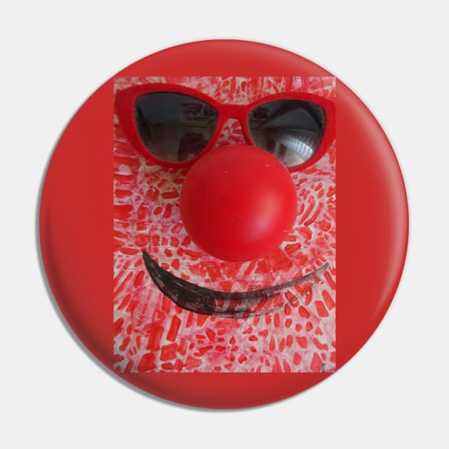 a red nose and a pair of black glasses Pin by walter festuccia