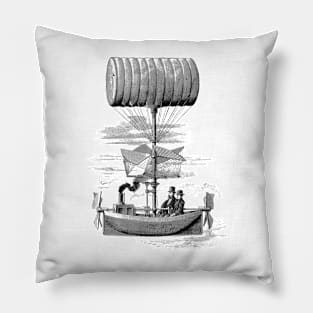 Victorian Airship Boat Pillow