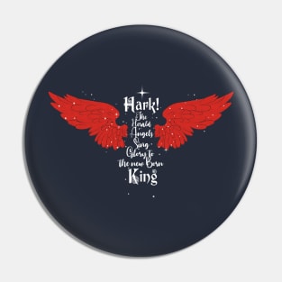 Angel Xmas Carols Pin