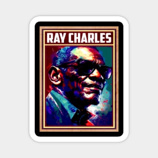 Retro Charles Soul Music Magnet