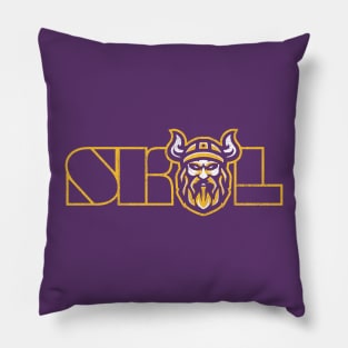 SKOL Viking Head Pillow