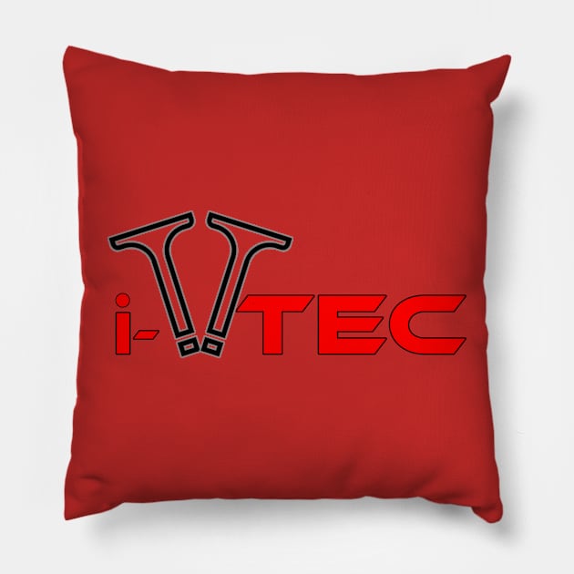 iVtec, honda, civic, s2000, accord, typer, types Pillow by CarEnthusast