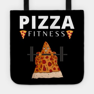 Pizza fitness illustration Tote