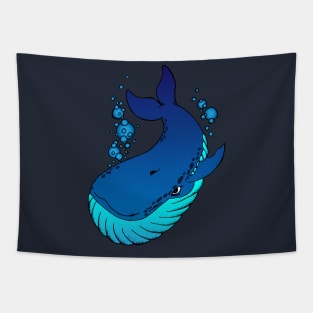 Neo Traditional Whale Tapestry