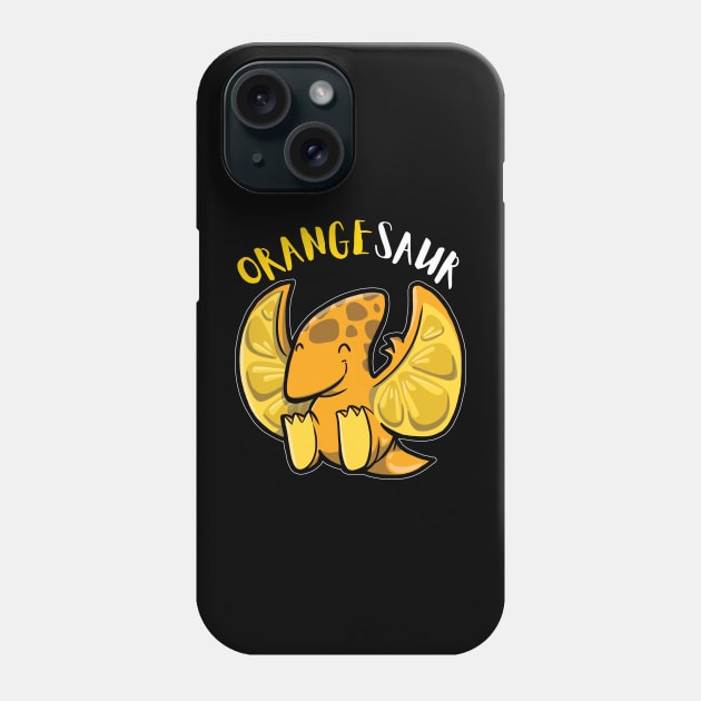 Orangesaur Phone Case by DinoMart
