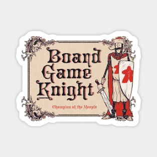 Board Game Knight Plaque Shirt Magnet