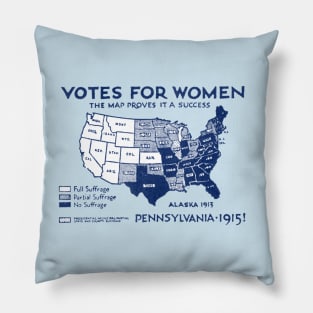 1915 Votes for Women Pillow