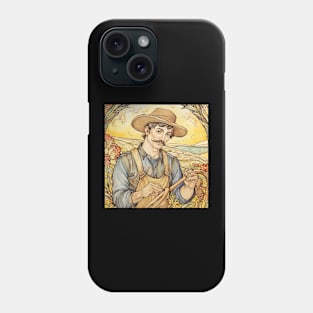 Farmer drawing Phone Case