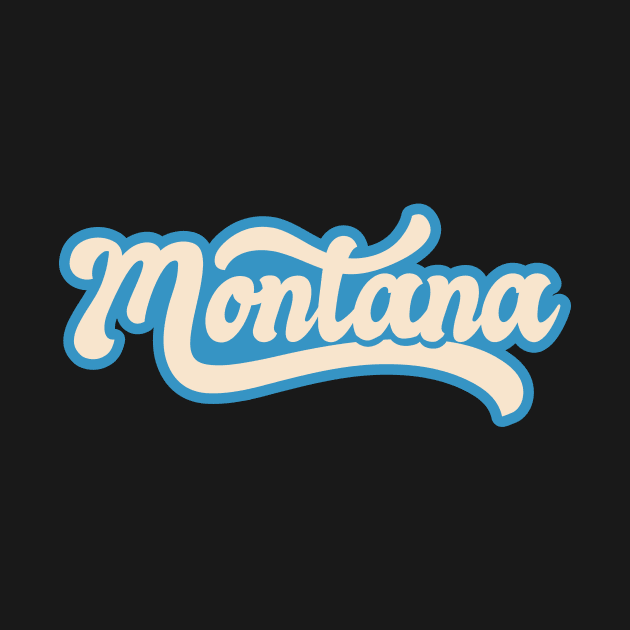 Montana Retro by SunburstGeo