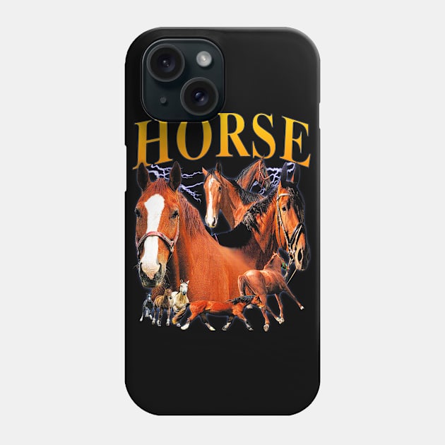 Horse Rap Tee Phone Case by blueversion