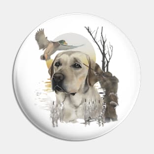 Labrador Retriever , Duck hunting Pin