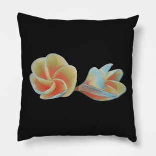 Plumeria pair Pillow