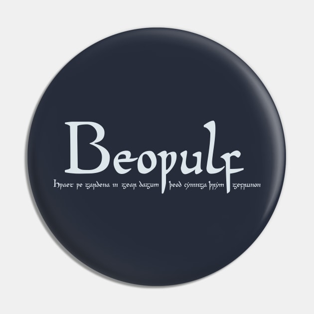 Beowulf - The Famous Anglo-Saxon Poem Pin by MedievalSteward