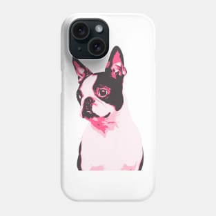 French Bulldog Pink Retro Art Phone Case