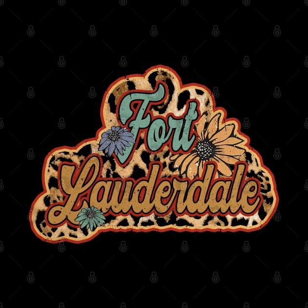 Vintage Fort Proud Name Lauderdale Personalized Birthday Retro by Friday The 13th