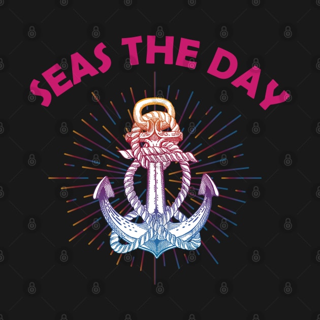 Cruising Seas the Day Anchor Design by FilsonDesigns