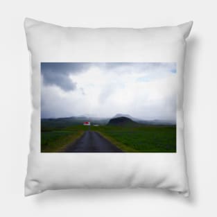 Reyniskirkja Church in Iceland Pillow