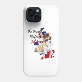 THE QUEEN'S PLATINUM JUBILEE CORGI Phone Case