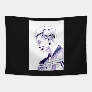 BTS Rap Monster Watercolour Design by NiamhYoungArt Tapestry