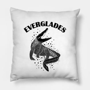 Alligator Silhouette | Everglades Pillow