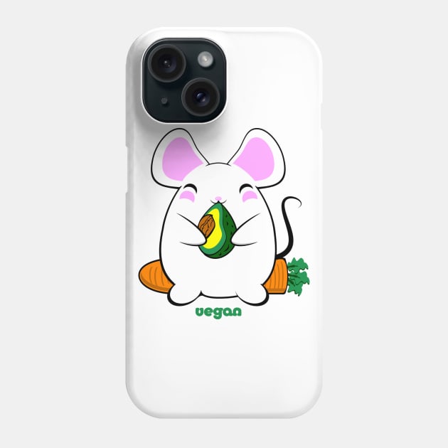 Chibi Mouse - Vegan Phone Case by sadicus