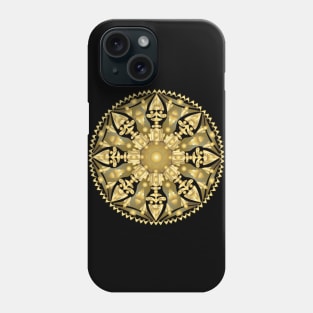 Gold ornament Maya Phone Case