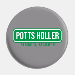 Potts Holler Sign Pin