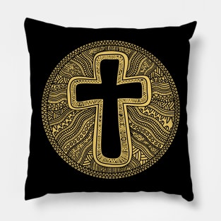 The Cross of the Lord and Savior Jesus Christ Pillow