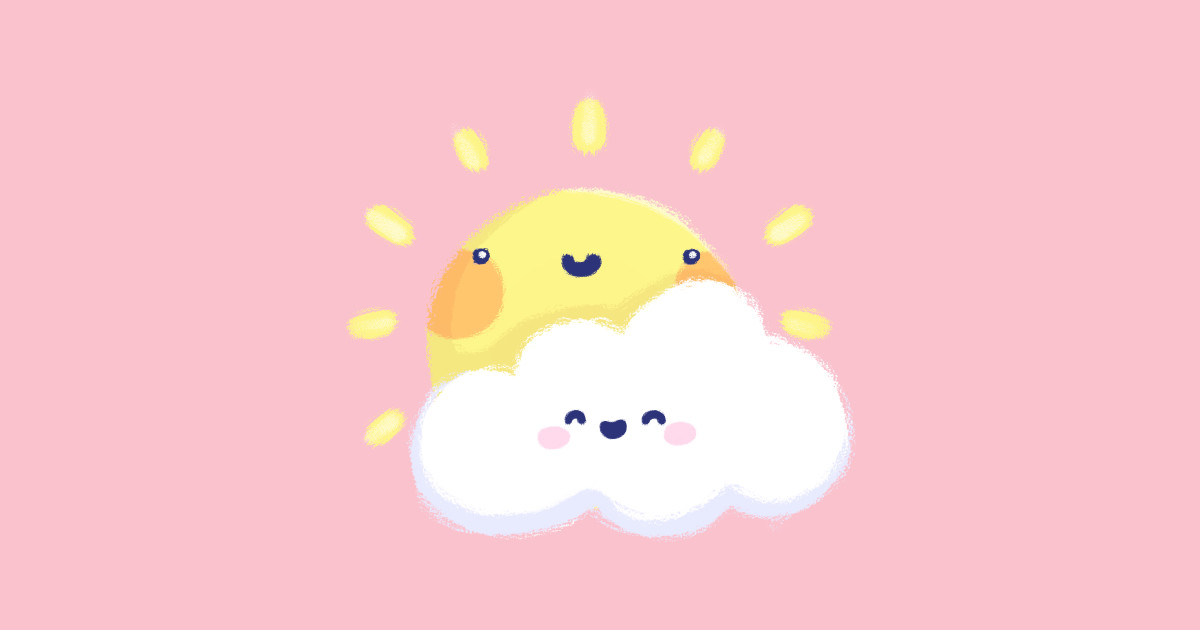 Super Cute Sunshine - Kawaii Sunshine - Kawaii Sun - T-Shirt | TeePublic