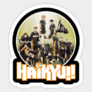haikyuu stickers teepublic