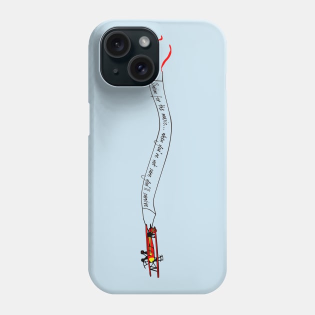 Swim For The Music Phone Case by 7071