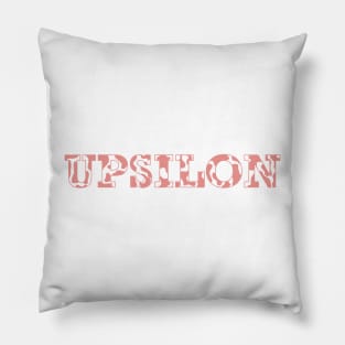 Upsilon Cow Pattern Pillow