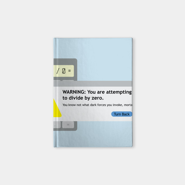 Error: Turn Back, Mortal - Nerd - Notebook | TeePublic
