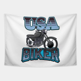 USA Biker Tapestry