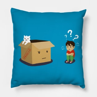 Thinking Outside the Box Pillow