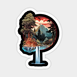 Redwood Tree Mountain View Magnet