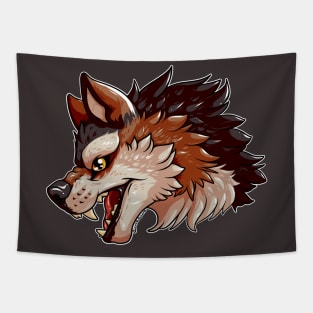 Wolf Bust Tapestry