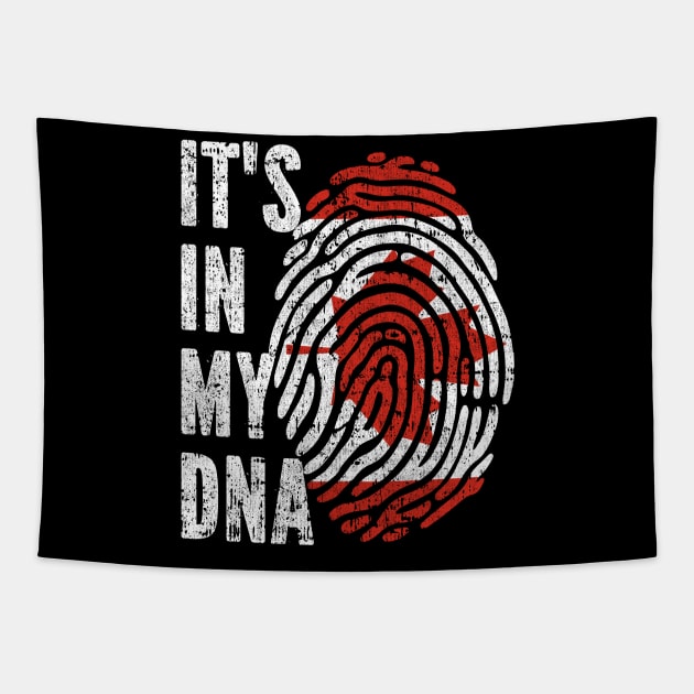 IT'S IN MY DNA Canada Flag Men Women Kids Tapestry by simonStufios