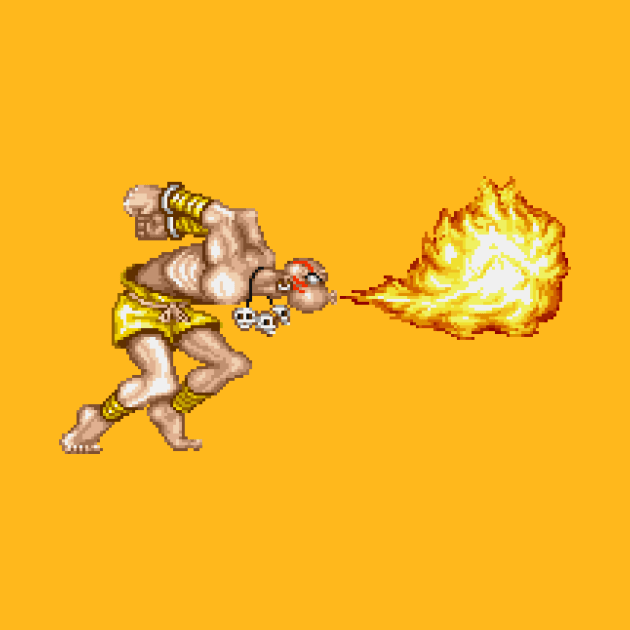 Dhalsim Yoga Inferno by Pexel Pirfect