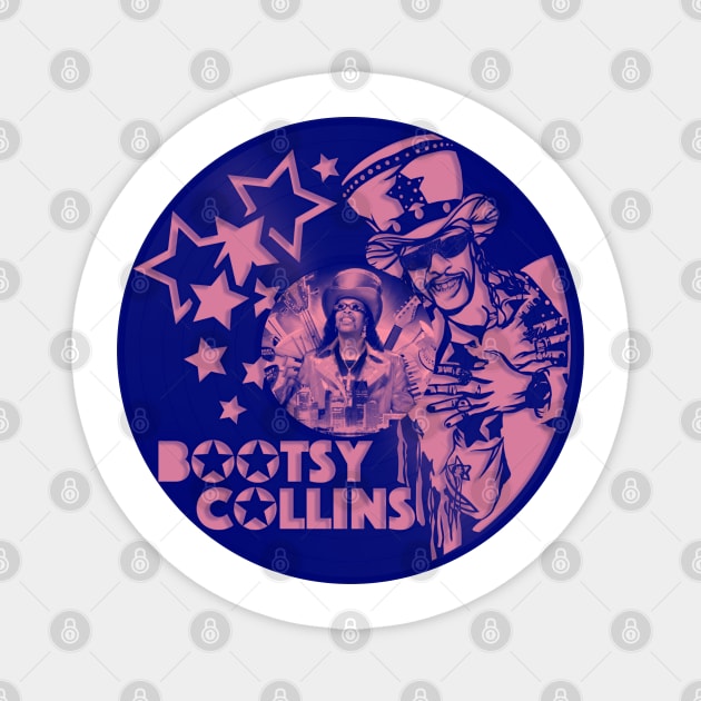 bootsy collins Magnet by rossland lumberjack