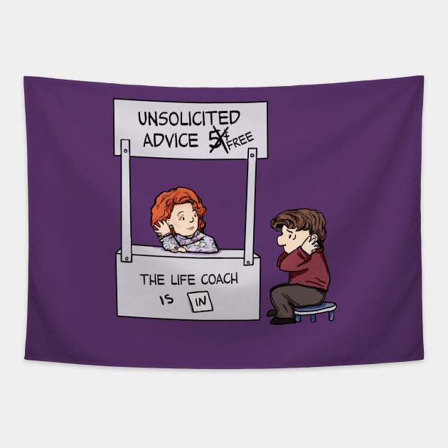 Unsolicited Advice Tapestry by randomship